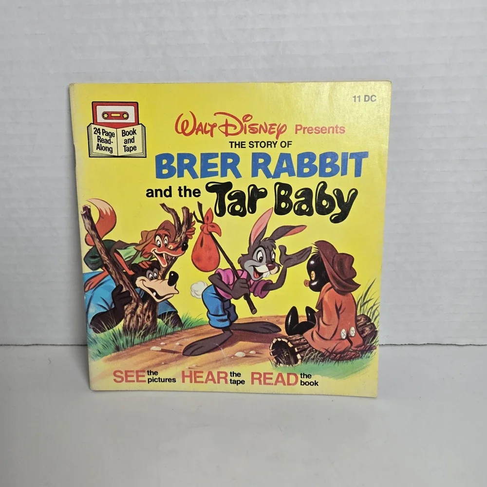 VTG Walt Disney Presents The Story Of Brer Rabbit and the Tar Baby Book Only